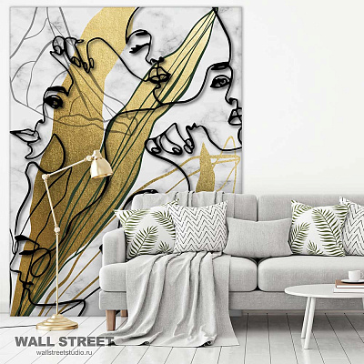 Картины GOLD SET 07, Волборды, Wall street